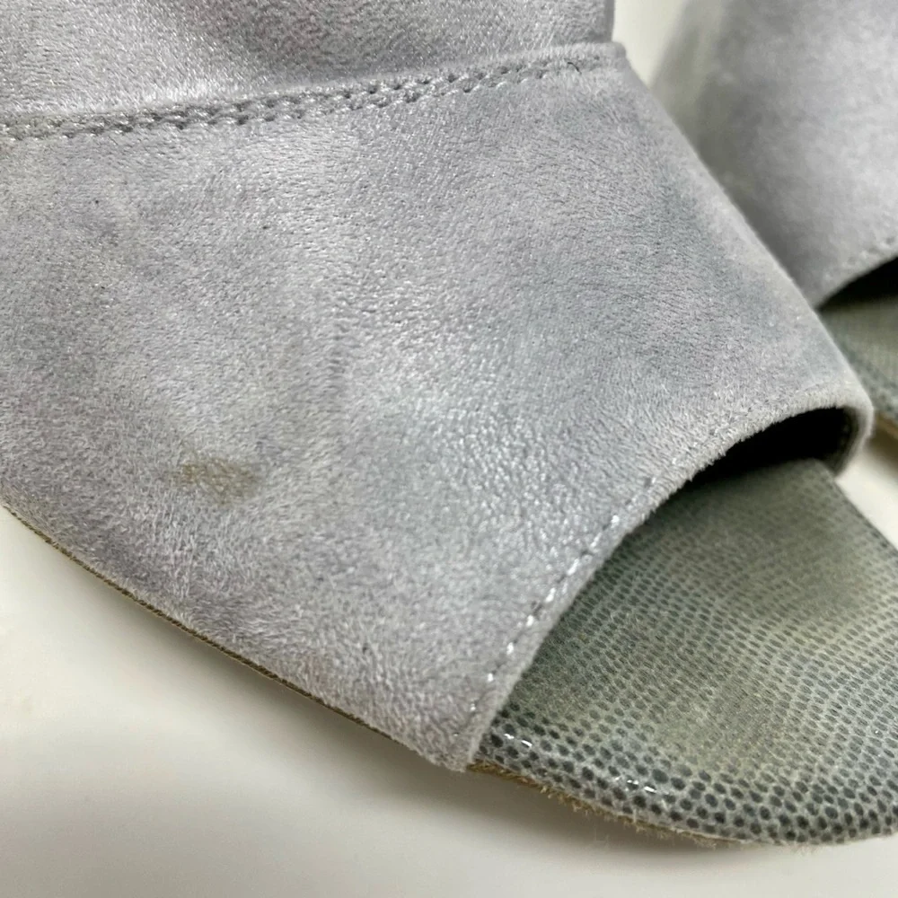 Elegant Gray Women's Heels Size 9.5